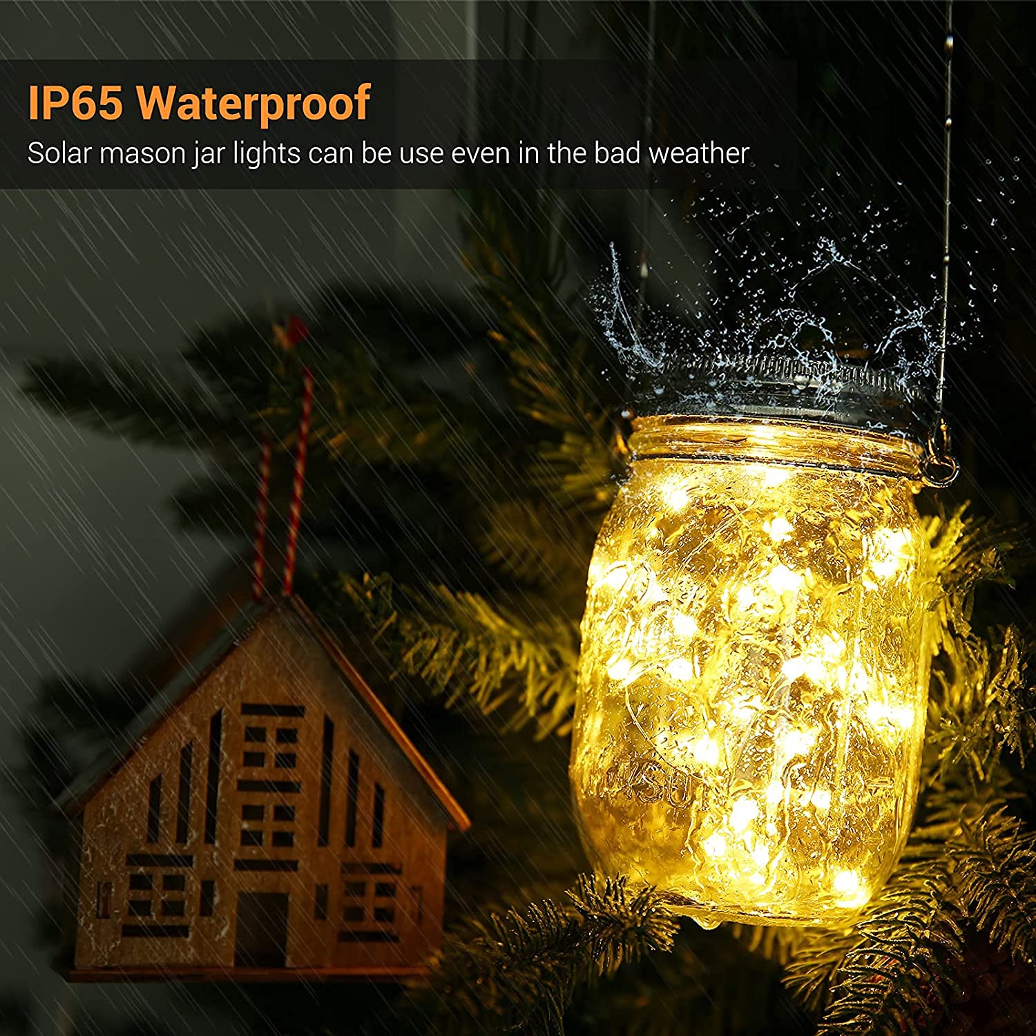 Verilux 4pcs Solar Hanging Light Outdoors Solar Mason Jar Lid Fairy String Lights Waterproof for Diwali Christmas Garden Yard and Lawn Patio Solar Laterns Table Lights Verilux 4pcs Solar Hanging Light Outdoors Solar Mason Jar Lid Fairy String Lights Waterproof for Diwali Christmas Garden Yard and Lawn Patio Solar Laterns Table Lights
